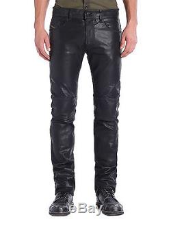 diesel mens leather trousers