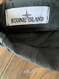 100% Genuine Mens Black/grey Cotton Stone Island Combat Trousers Uk W36