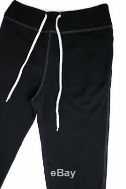 $1830 TOM FORD Black 100% Cashmere Lounge Track Jogging Sweatpants Size 50 Euro