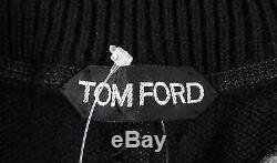 $1830 TOM FORD Black Luxurious 100% Cashmere Lounge Sweat Pants Size 52 Euro