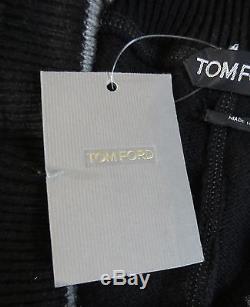 $1830 TOM FORD Black Luxurious 100% Cashmere Lounge Sweat Pants Size 52 Euro