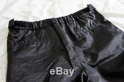 18SS Prada Cuff Strap Nylon Tapered Gabardine Pants Trousers Black 32/48 Medium