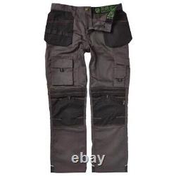 20 x Men's Apache Cargo Workwear Trouser Kneepad & Holster Pockets 36With33L New