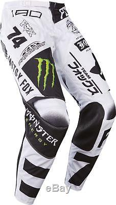 2017 Fox 180 Monster Energy Pro Circuit SE Pant White/Black/Green MX Motocross