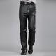2021 Men's Leather Trousers Plus Size Straight Leg Pants Men 7xl Top Hot