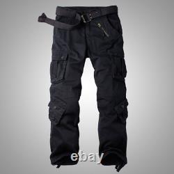 2022 Overalls men's cotton pants loose camouflage tactical pants large size