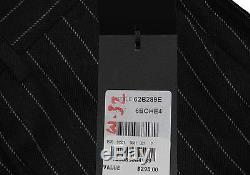 $295 Polo Ralph Lauren Mens Black Label Italy Wool Linen Striped Dress Pants 32
