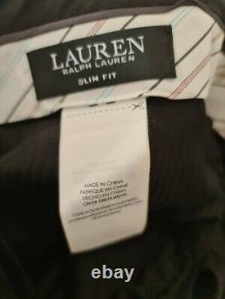 299 Ralph Lauren Men's Velvet Luxury Slim Fit Trouser Black New with tag