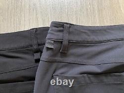 2x Lululemon ABC Pants Slim Fit Warpstream 31x30 Obsidian Black