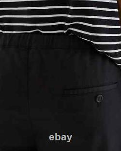 3.1 Phillip Lim Classic Zip-Pocket Track Pants Black Size 36