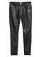 $350 Men's H&m Studio Aw17 Leather Pants 29 32 33 Fit Trousers Biker Style Black