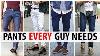 5 Pants Every Guy Needs In His Wardrobe Men S Style Essentials Alex Costa