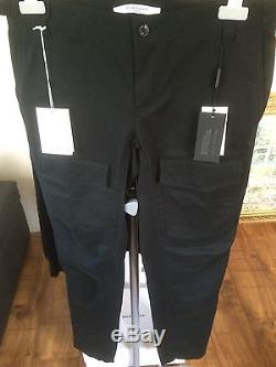 50% OFF GIVENCHY Black stretch cotton twill trousers IT48 W32 RRP £450