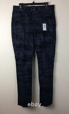 $598 NWT Brand New John Varvatos Collection Abstract Pants 31