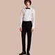 £695 New Men's Burberry Prorsum Black Suits Trousers Pants It 46 = W30 In