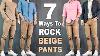 7 Ways To Rock Beige Pants U0026 Chinos Outfit Ideas For Men