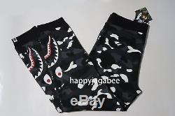 A BATHING APE Men's CITY CAMO SLIM SWEAT PANTS SIDE SHARK 2colors XL-XXL New