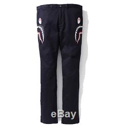 A BATHING APE Men's SIDE SHARK STRETCH CHINO PANTS 3colors Japan New