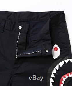 A BATHING APE Men's SIDE SHARK STRETCH CHINO PANTS 3colors Japan New
