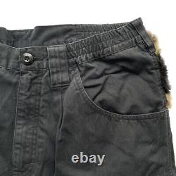 A Bathing Ape BAPE Fur Pocket Cargo Trousers