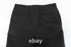ALEXANDER MCQUEEN Men's Black Wool/Mohair Dress Trousers Size S BNWT