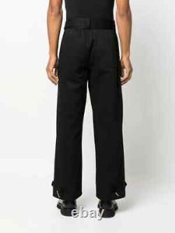 ALEXANDER McQUEEN MENS BUCKLED FOUR-POCKET STRAIGHT TROUSERS BNWT IT 50