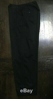 ARCHIVAL 90's YOHJI YAMAMOTO Men's Baggy Black Cotton Linen Pant sz S