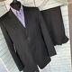 Armani Collezioni Men's Black Suit 52 Reg Pure Wool / Trousers W36 L32