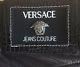Authentic Versace Men's Leather Jeans With Silver Versace Hardware Stunning