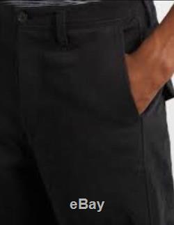 Acne Studios Men's Angus Salt Black Tapered Trousers Eu 48 32W New Rrp £270