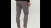 Alcott Men Grey Solid Carrot Fit Flat Front Trousers 1552184