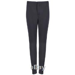 Alexander McQueen Black Skinny-Fitting Panel Construct Trousers Pants IT48 W32