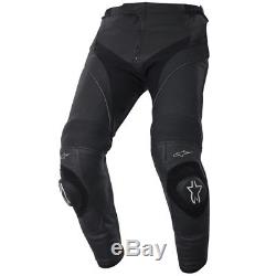 Alpinestars Missile Leather Sports Motorcycle Pants Black