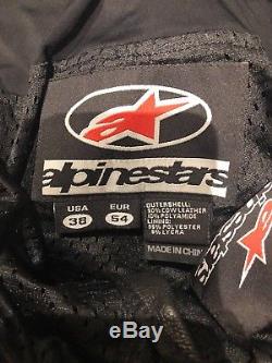 Alpinestars Missile Motorcycle Leather trousers size 38 inch waist short leg