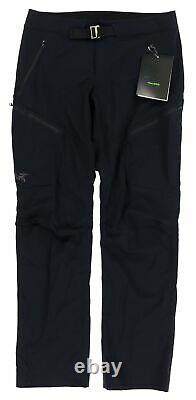 Arc'teryx Men's Palisade Tera Tex Fabric Lightweight Black Pant Size 32Wx32L