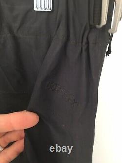 Arcteryx Alpha SL Mens Pants Medium Black Gore-Tex Side Zip Rain Pant Used