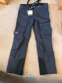 Arcteryx Procline AR Softshell Windstopper Ski Pants/Trousers Mens Large Black