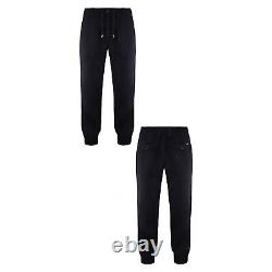 Armani Jeans Stretch Waist Regular Fit Black Mens Trousers 6X6P65 1200