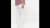 Arrow Sport Men White Linen Solid Leisure Slim Fit Flat Front Trousers 1496348