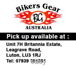 Australian Bikers Gear 2PCS SUIT HiViz Waterproof Motorcycle Jacket + Trouser