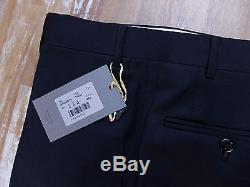 Auth CANALI black wool dress trousers pants Size 32 US / 48 EU NWT
