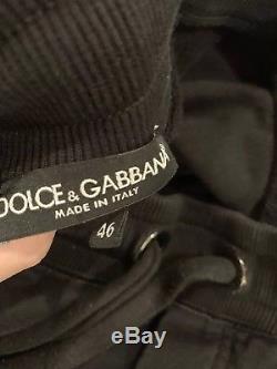 Authentic Dolce & Gabbana black logo Jogger For Men Size 46