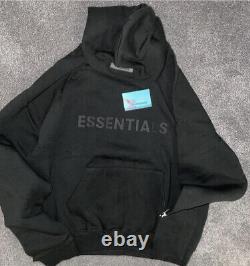 Authentic Fear Of God Essentials Hoodie (black) Small
