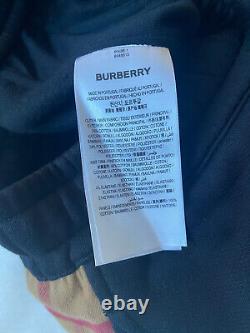 Authentic burberry joggers, Check, Black, L Size, Trousers