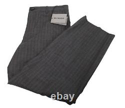 BALENCIAGA Men's Grey Wool Zip Fly Straight Leg Trousers IT48 W32 L27 NEW