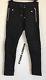 Balmain Black Zipped Cotton Jogging Sweatpants Trousers Size M Rrp £470 Ss18