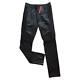Balmain X H&m Mens Black Quilted Sections Leather Joggers Pants Trousers Small