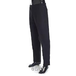 BERLUTI 900$ Black Cotton Drawstring Trousers Dress Pants