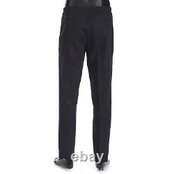 BERLUTI 900$ Black Cotton Drawstring Trousers Dress Pants