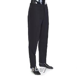 BERLUTI 900$ Black Cotton Drawstring Trousers Dress Pants